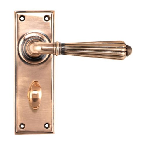 HINTON LEVER HANDLE ON BACKPLATE